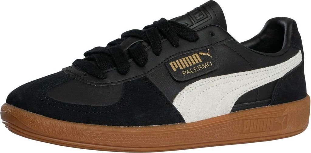 Puma Palermo Leder-Sneaker, Schwarz 44 EU Produktbild 