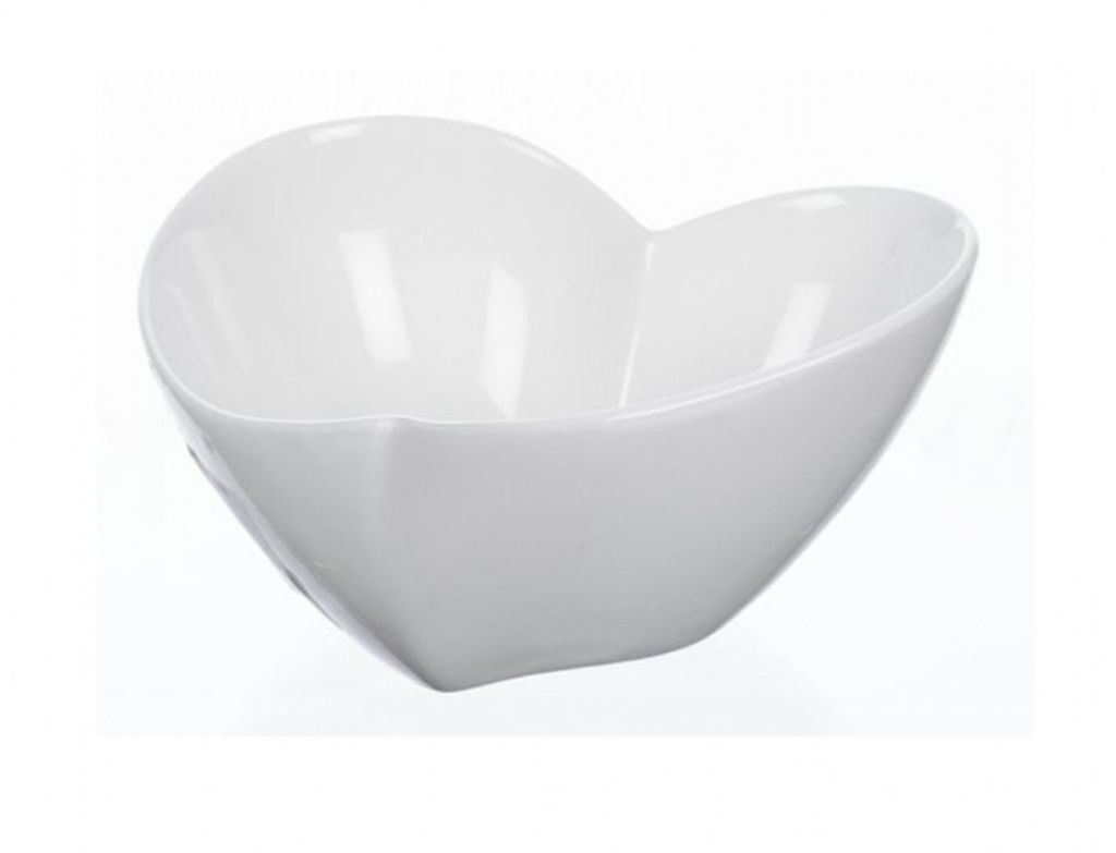 HEART miska serce porcelana biała 12x12x6cm Zdjęcie produktu 