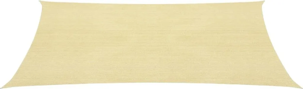 Tenda da Sole Beige 3.6x3.6m HDPE | Vele Ombreggianti Giardino