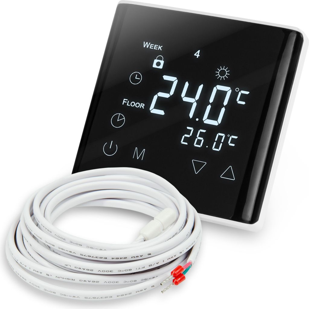 Dotykový termostat C17 pre elektrické podlahové vykurovanie Obrázok produktu 2