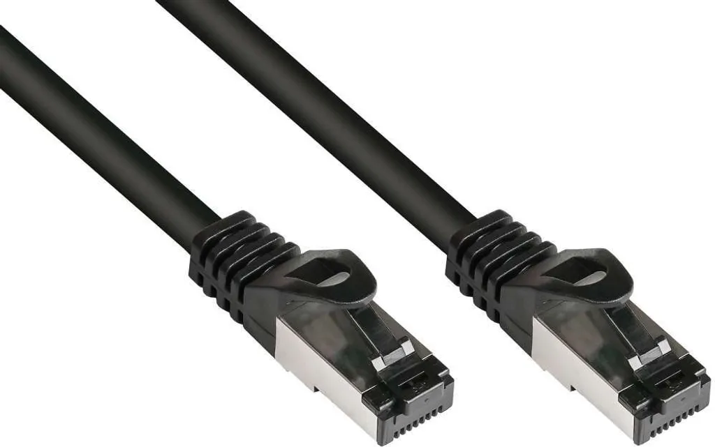 Cavo Rete Nero 30 metri Cat6a Alcasa S/FTP - Internet Veloce e Sicuro