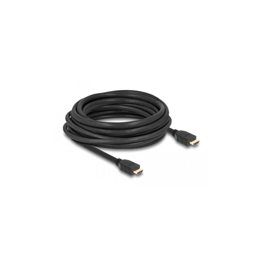 Delock - Highspeed - HDMI-Kabel mit Ethernet - HDMI männlich zu HDMI männlich - 7 m - Schwarz - Support von 8K 60 Hz, bis zu 48 Gbps Datentransfe...