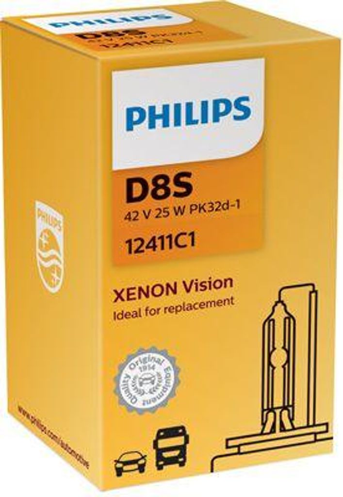 PHILIPS 12411C1 Fernlichtlampe OE kompatibel mit A1 8X, DS3, Jumpy, Spacetourer, Ranger, Tourneo, Transit, Ioniq, Niro, Vivaro, Zafira, Expert, Tr...