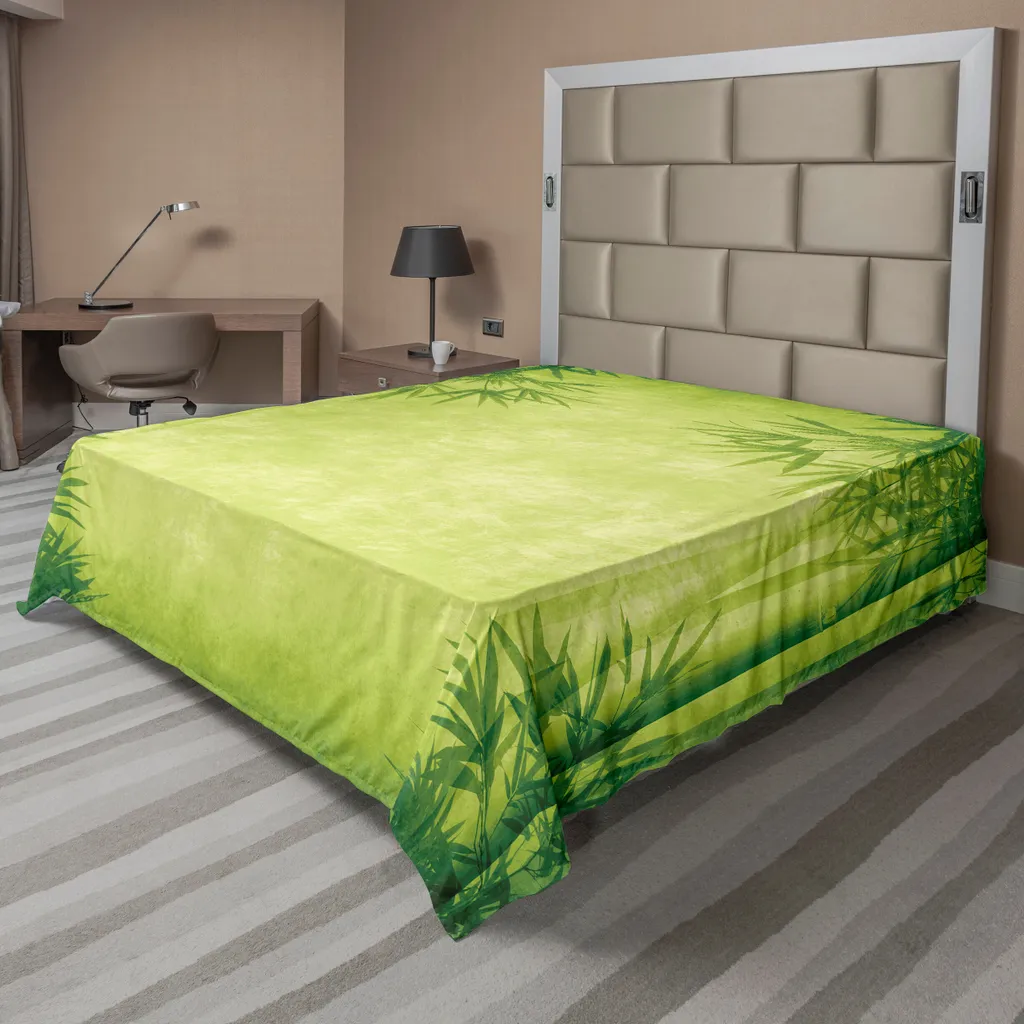 Drap plat bambou 266x260 cm : confort et sérénité pour votre lit