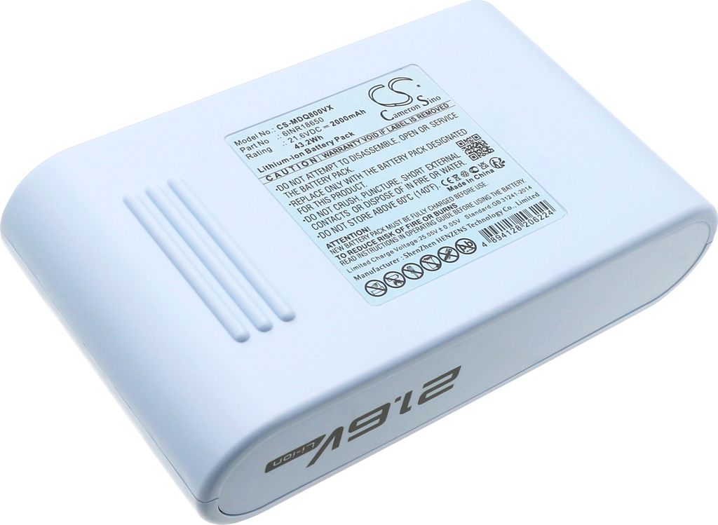 TECHTEK Akku Kompatibel mit [Media] QN8 Ersetzt 6INR18650 Produktbild 
