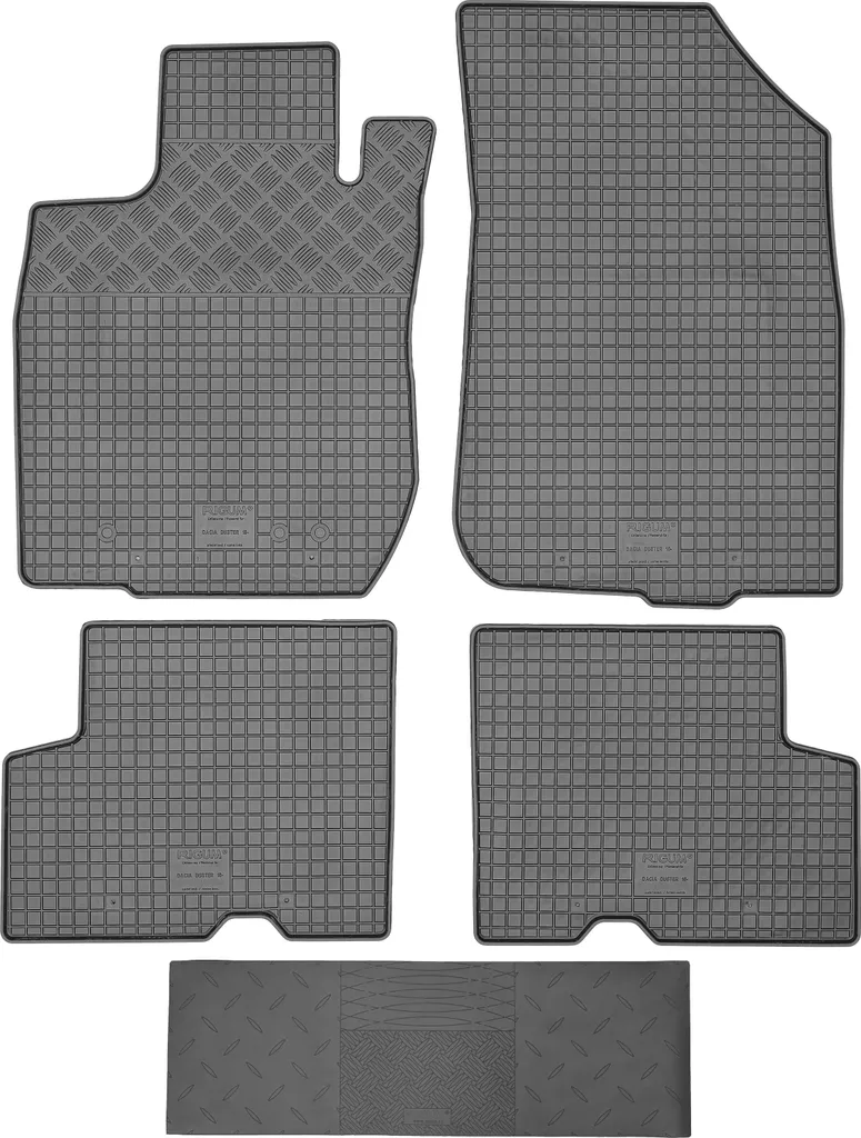 Tappetini in Gomma Professionali Dacia Duster 2010-2017 | Anti-Usura