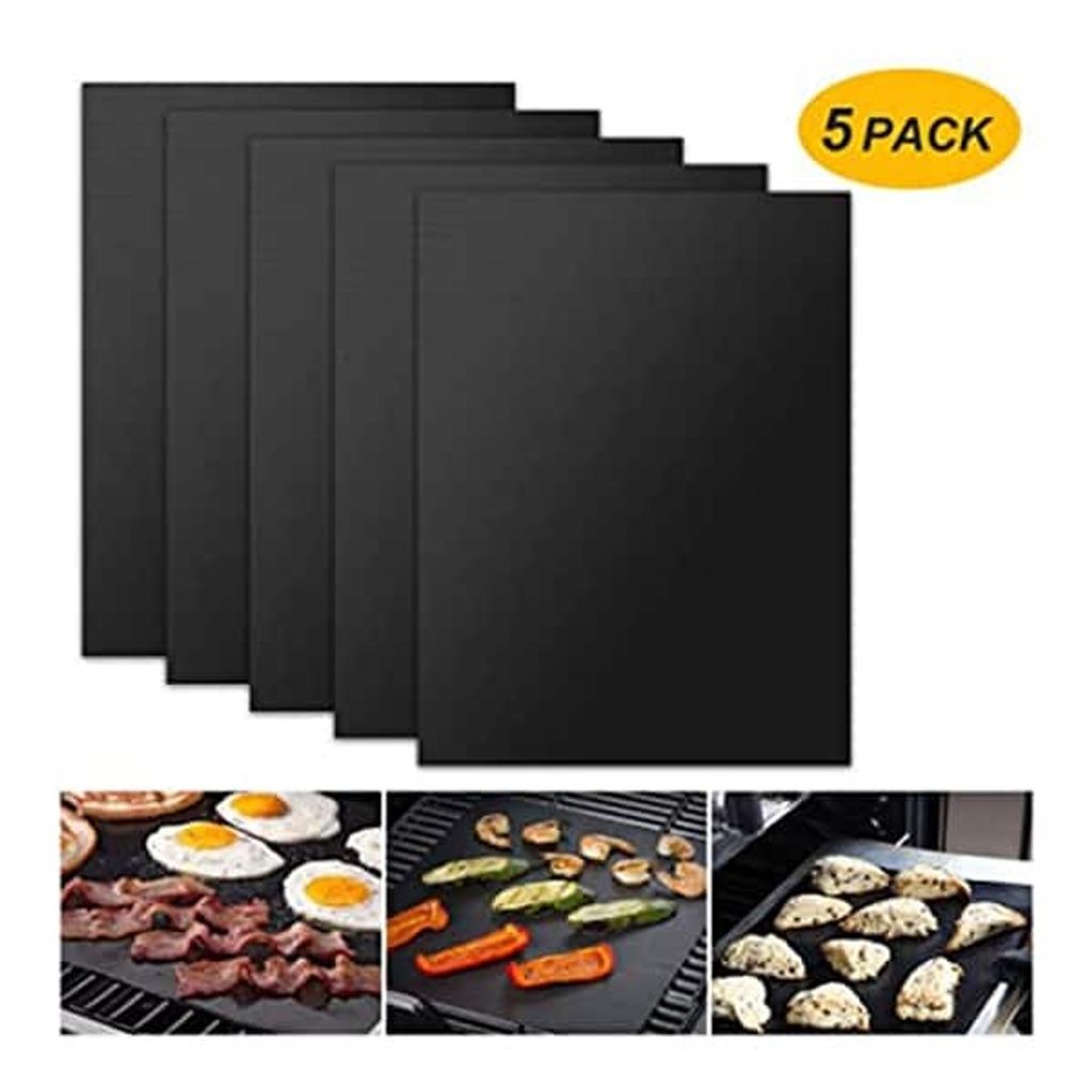 BBQ Grillmatte 5er Set – Antihaft Grillunterlage 40x, Produktbild 