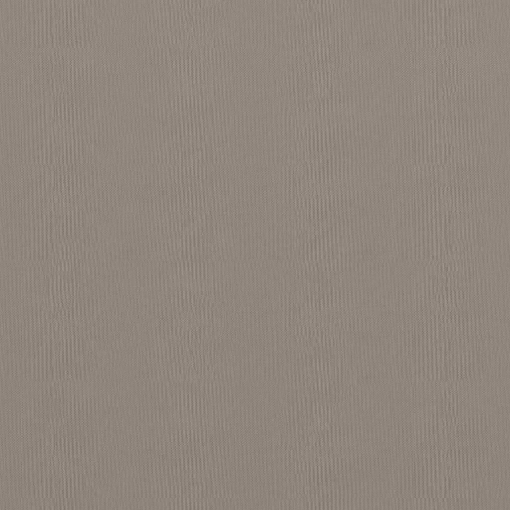 vidaXL Balkon-Sichtschutz Taupe 120x500 cm Oxford-Gewebe