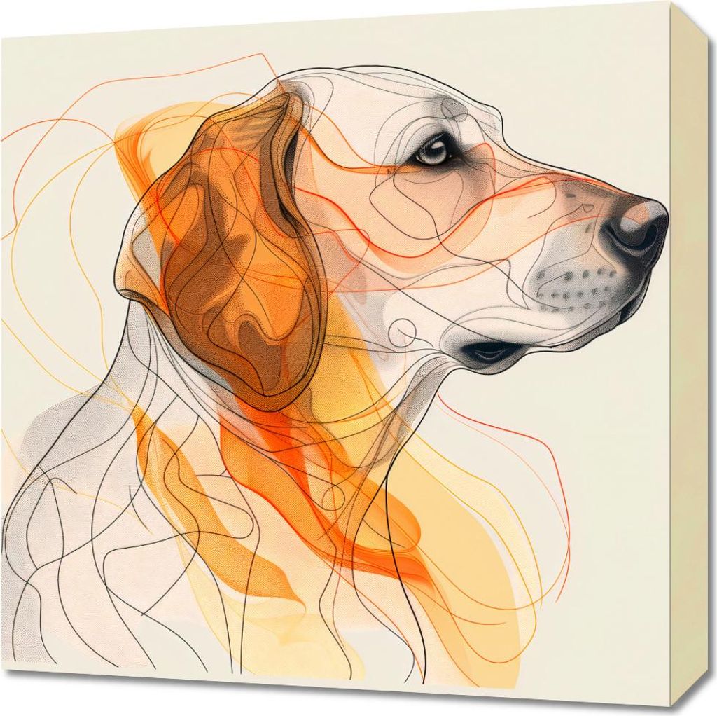 Bild 50x50cm Kontur Profil