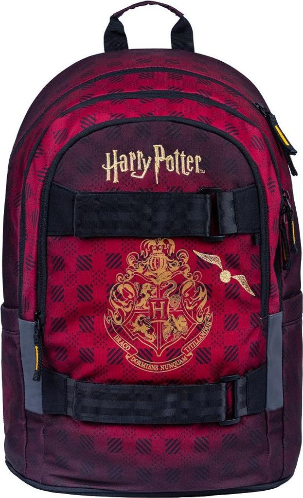 BAAGL Plecak szkolny Skate Harry Potter Hogwarts bordowy Zdjęcie produktu 