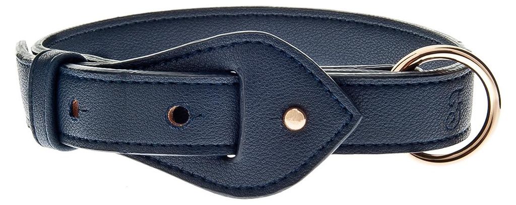 FERRIBIELLA Verstellbares Hundehalsband Sicherer Komfort - Blau / 70cm