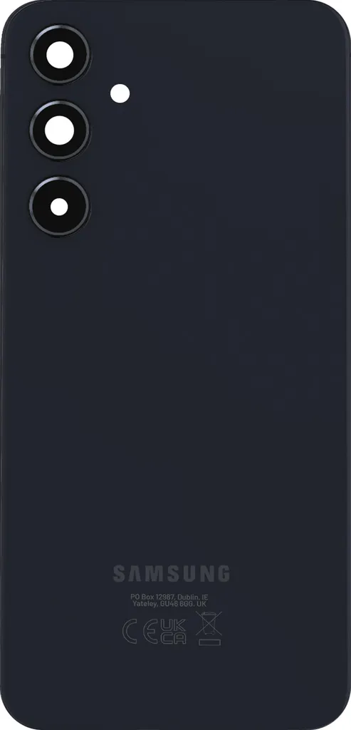 Vitre arrière d'origine Samsung Galaxy A55, cache batterie bleu nuit