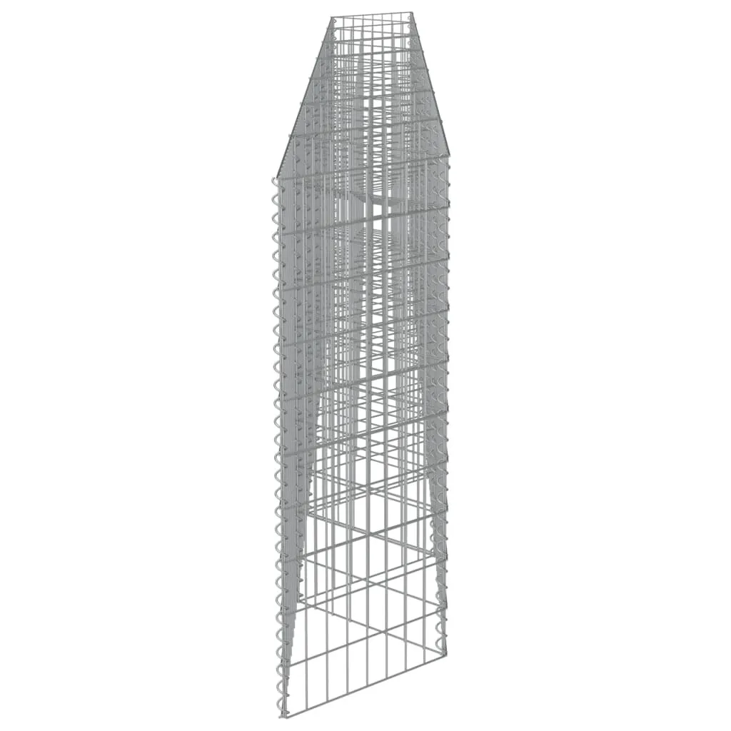 Solution Anti-Bruit : Mur Gabion 450x100 cm en Acier contre les Nuances - 6