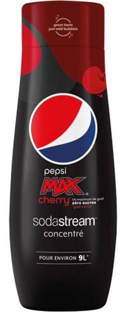 Pepsi Max Cherry Sodastream Saveur Intense Cerise Sans Image du produit 