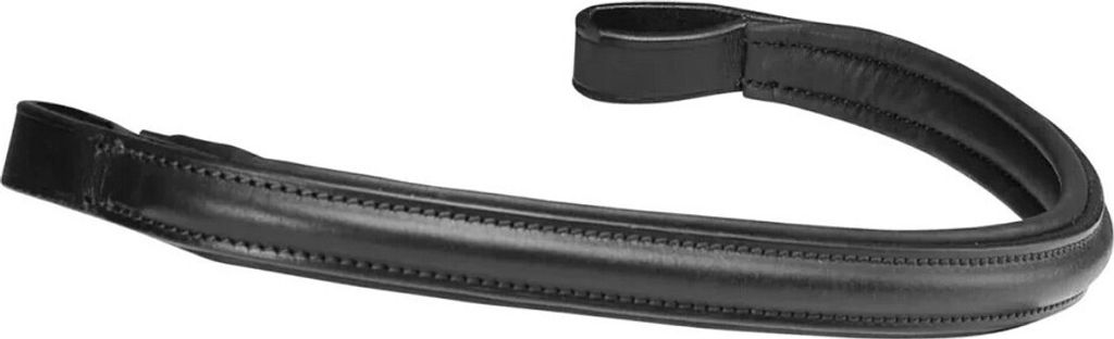 Velociti - Pferde-Stirnriemen "Rapida", Leder ER1650 (XFull) (Schwarz)