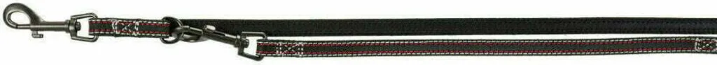 Laisse éducation réglable Trixie Native cuir pour chien M-L 2,00m
