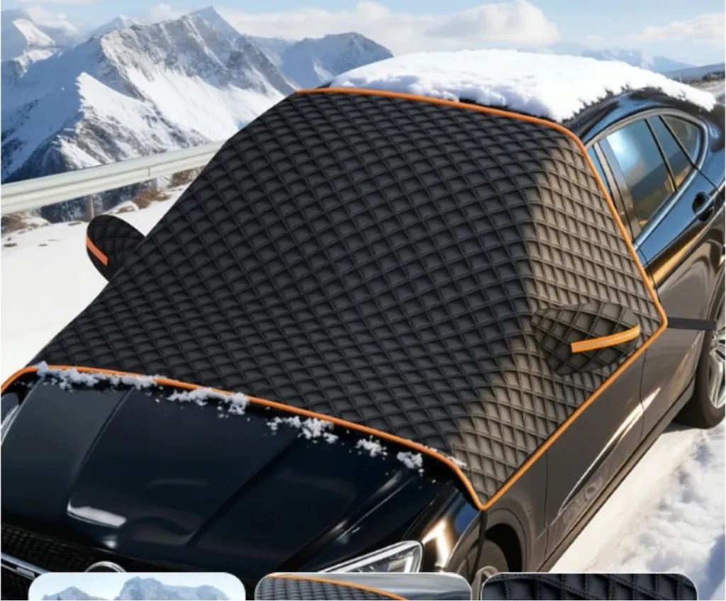 Telo Protettivo Auto Antigelo E Antineve – 5 Strati, 145x245 Cm – Copri Parabrezza Invernale Ed Estivo - 2