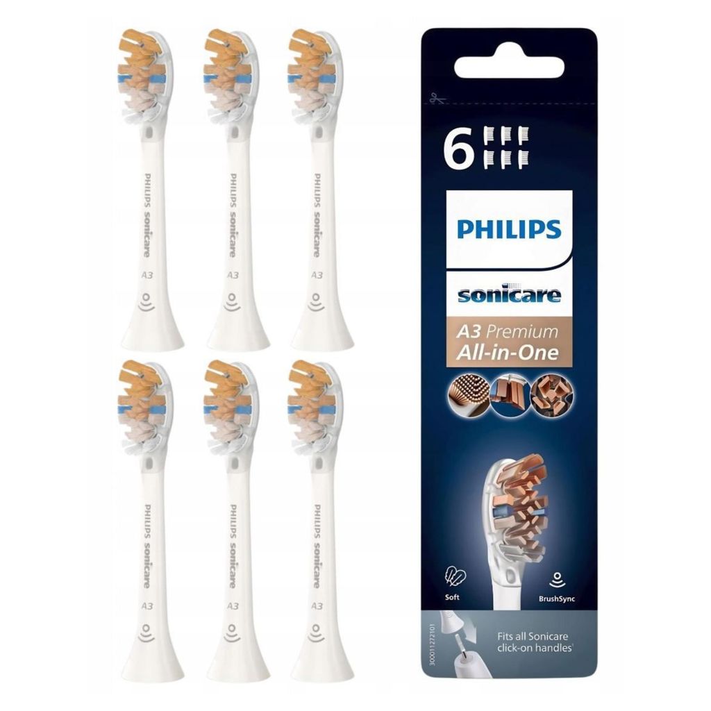 Philips Sonicare A3 Premium All-in-One HX9096/10 6er Pack Produktbild 