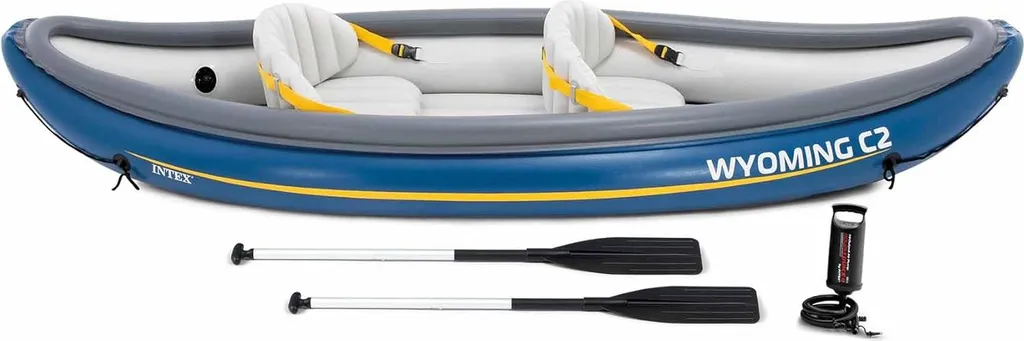 Kayak de mer et lac gonflable 2 personnes 302cm INTEX Wyoming C2 robuste