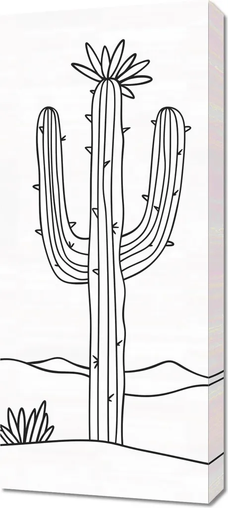 Quadro 40x90 cm Gigante del deserto