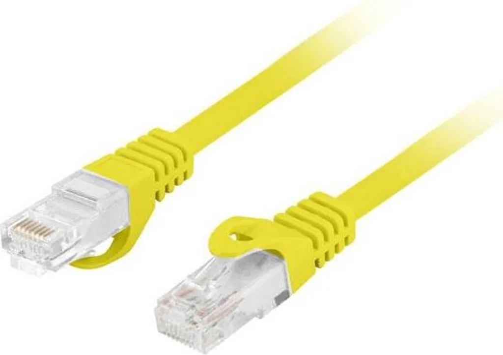 Cavo LAN Lanberg 10m Cat.6 Giallo CU Fluke - Reti Domestiche al Top