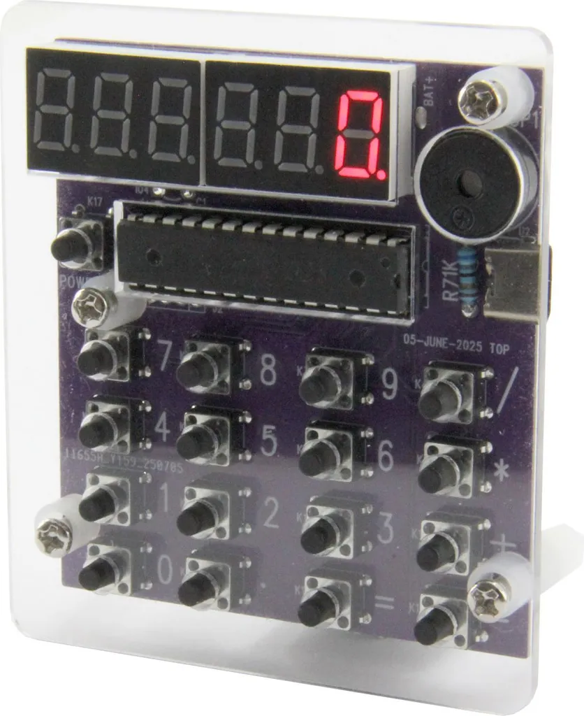 Kit soudure calculatrice programmable avec boîtier acrylique et piles - 6