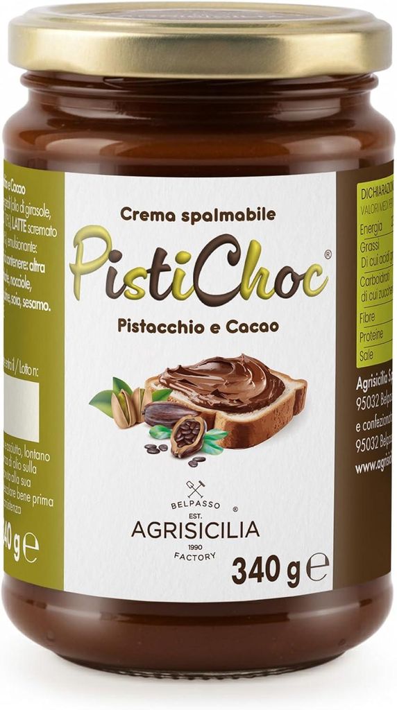 Crema spalmabile Pistichoc Pistacchio e cacao, crema ideale Immagine del prodotto 