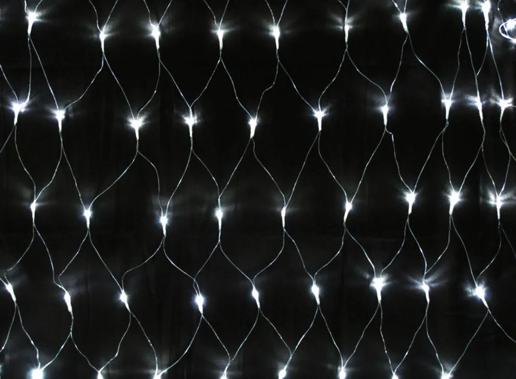 Luci di Natale 240 LED Bianco - Cavo Trasparente per Feste e Nozze
