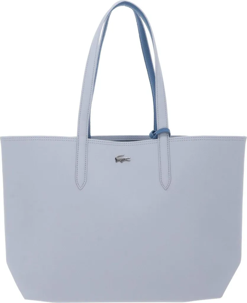 Sac cabas Lacoste Anna bleu : fini le désordre avec sa pochette intégrée