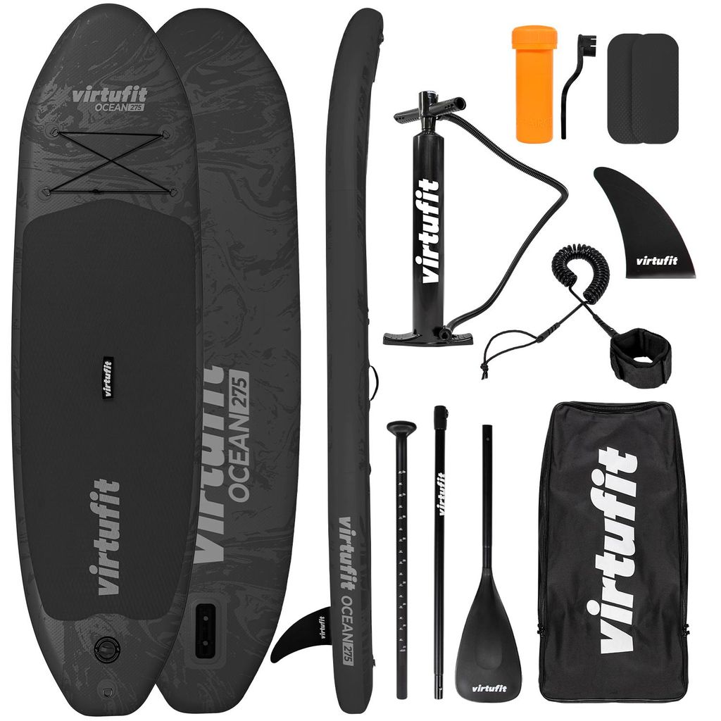 VirtuFit Supboard Ocean 275 x 78 x 15 cm Nero incl. Immagine del prodotto 