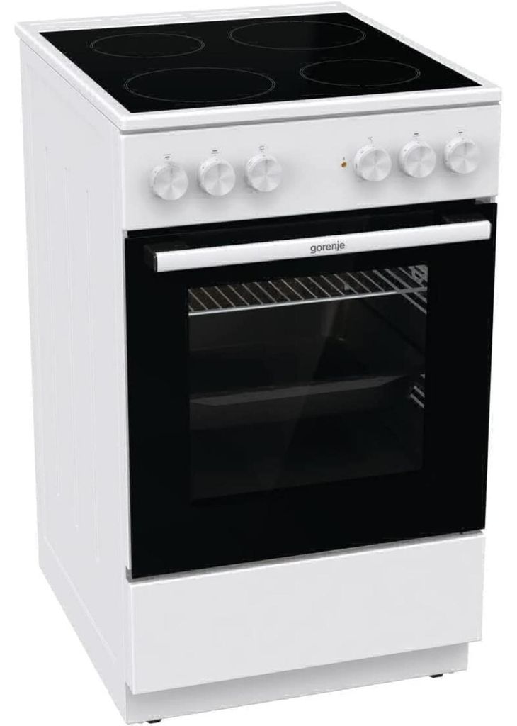 Gorenje GEC5A21WG, Kuchenka wolnostojąca, Biały, Obrotowy, Zdjęcie produktu 