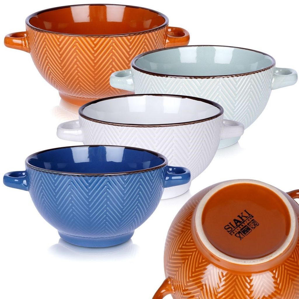 Keramikschalen 620 ml, 4 Stück