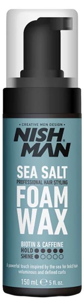 Nishman | Sea Salt Foam Wax - 150 ml - Cire au sel marin - Image du produit 