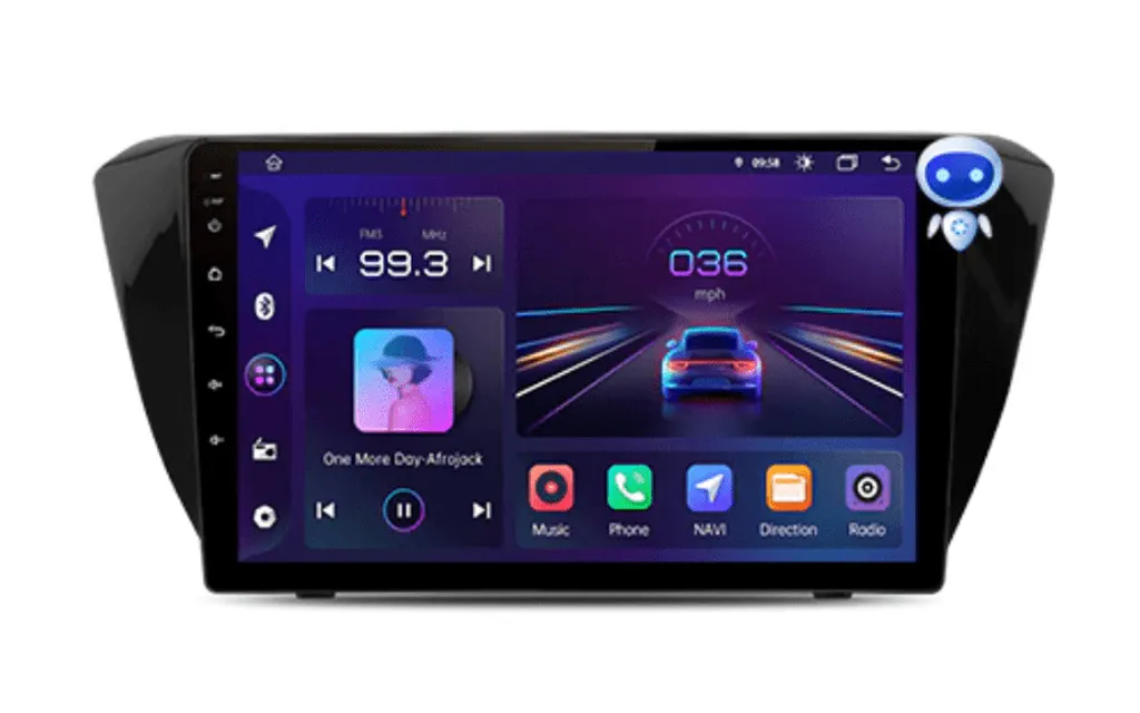 Poste Radio GPS Android Skoda Superb III MK3 avec Bluetooth et WIFI