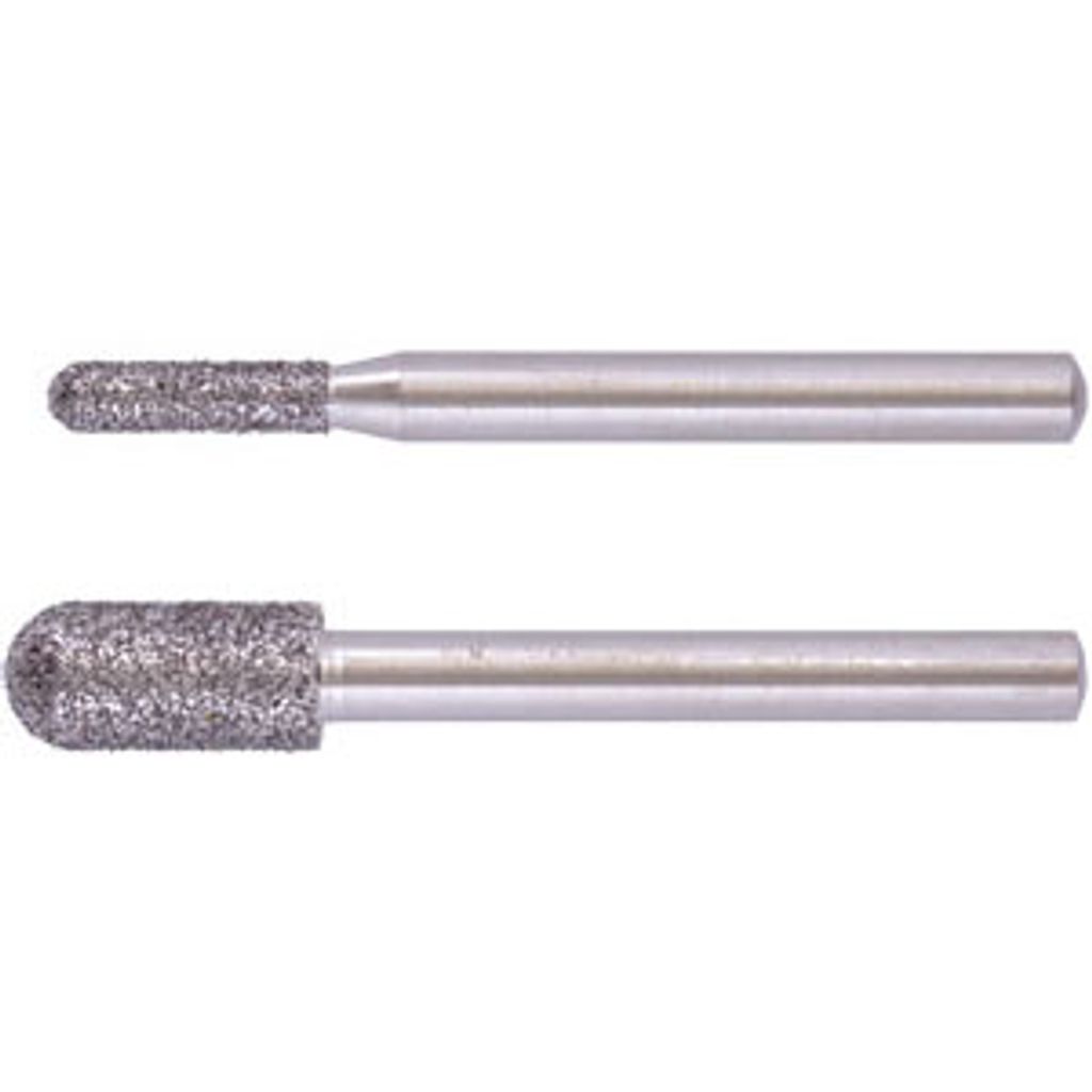 PFERD TOOLS Diamant-Schleifstift Walzenrund Ø10,0mm Schaft-Ø6 mm D357 (grob) zum Schleifen von GFK/CFK
