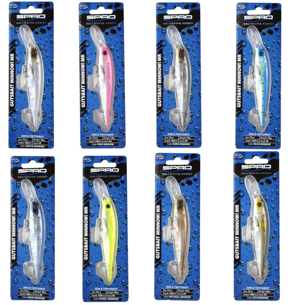 Spro Gutsbait Minnow Natur.Min. 11Cm 14Gr Mr - Wobbler, Farbe:Pink Minnow