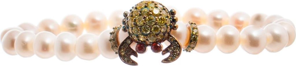 Damenarmreif Lancaster JLA-BR-CRAB-6-WH 16 mm