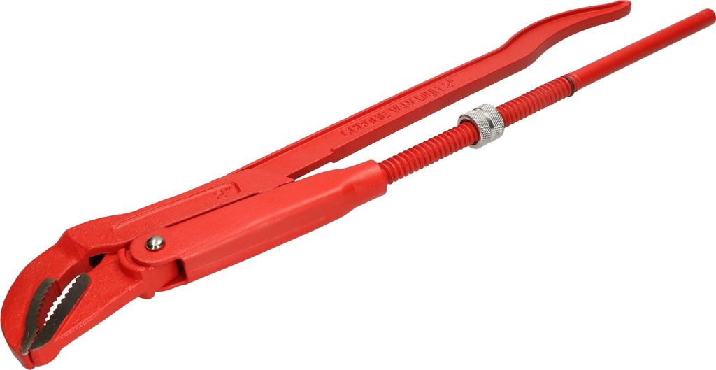 KOTARBAU Eckrohrzange 45° „Schwede“ 2" max. Rohr - Ø 80 mm aus Chrom-Vanadium-Stahl Rohrzange Wasserrohrzange Wasserpumpenzange