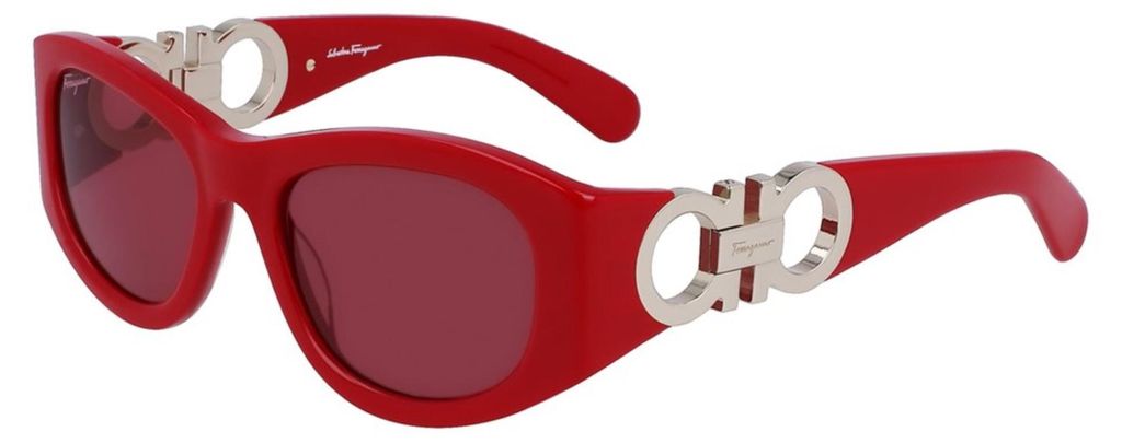 Ferragamo SF1082S Red 53/19/120 Damen Sonnenbrillen