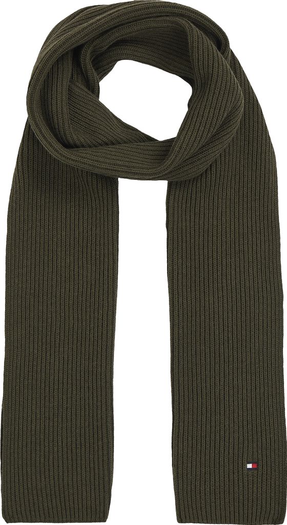 Tommy Hilfiger Schal Essential Flag Scarf männlich 790-20060 KHAKI/Army Green onesize