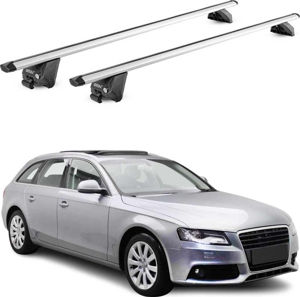 Barres de toit transversales pour Audi A4 SW B8 B9 2008-25 Image du produit 