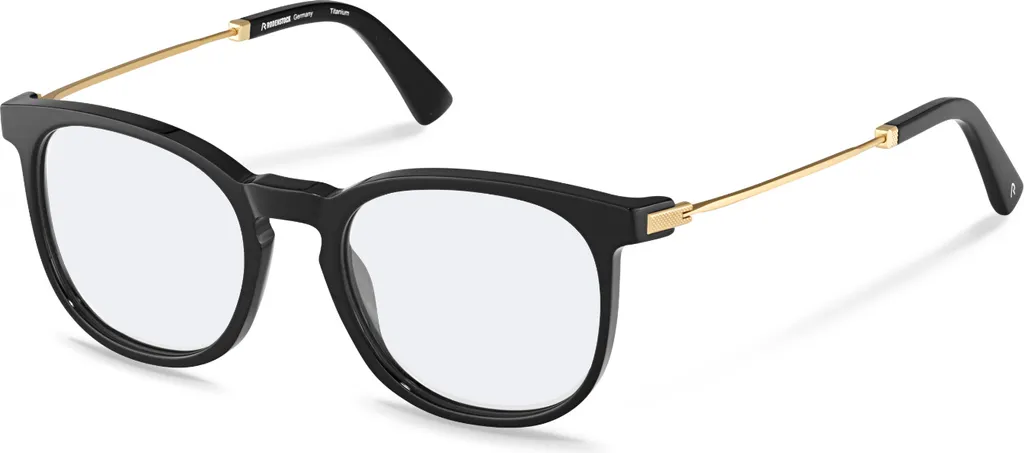 Lunettes de vue homme Rodenstock R8030 noir pour le travail et bureau