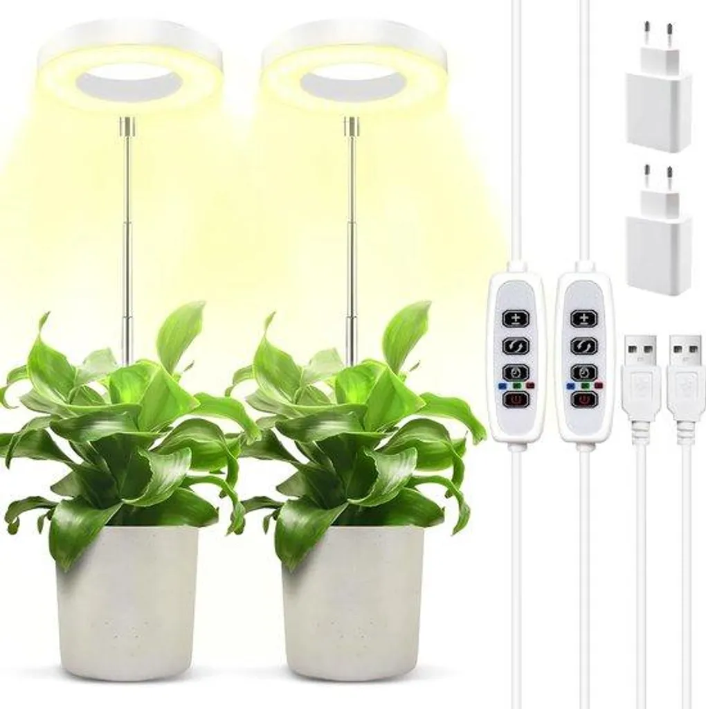 Lampe LED pour plantes d'intérieur - Éclairage sur pied pour coins sombres