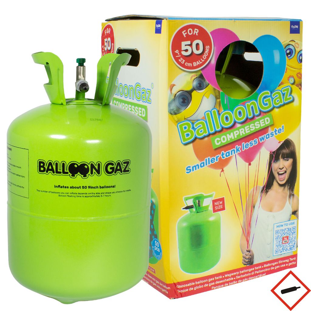 HELIUM DO BALÓNKŮ BALLOONGAZ - jednorázová nádoba 400 l Obrázek produktu 8