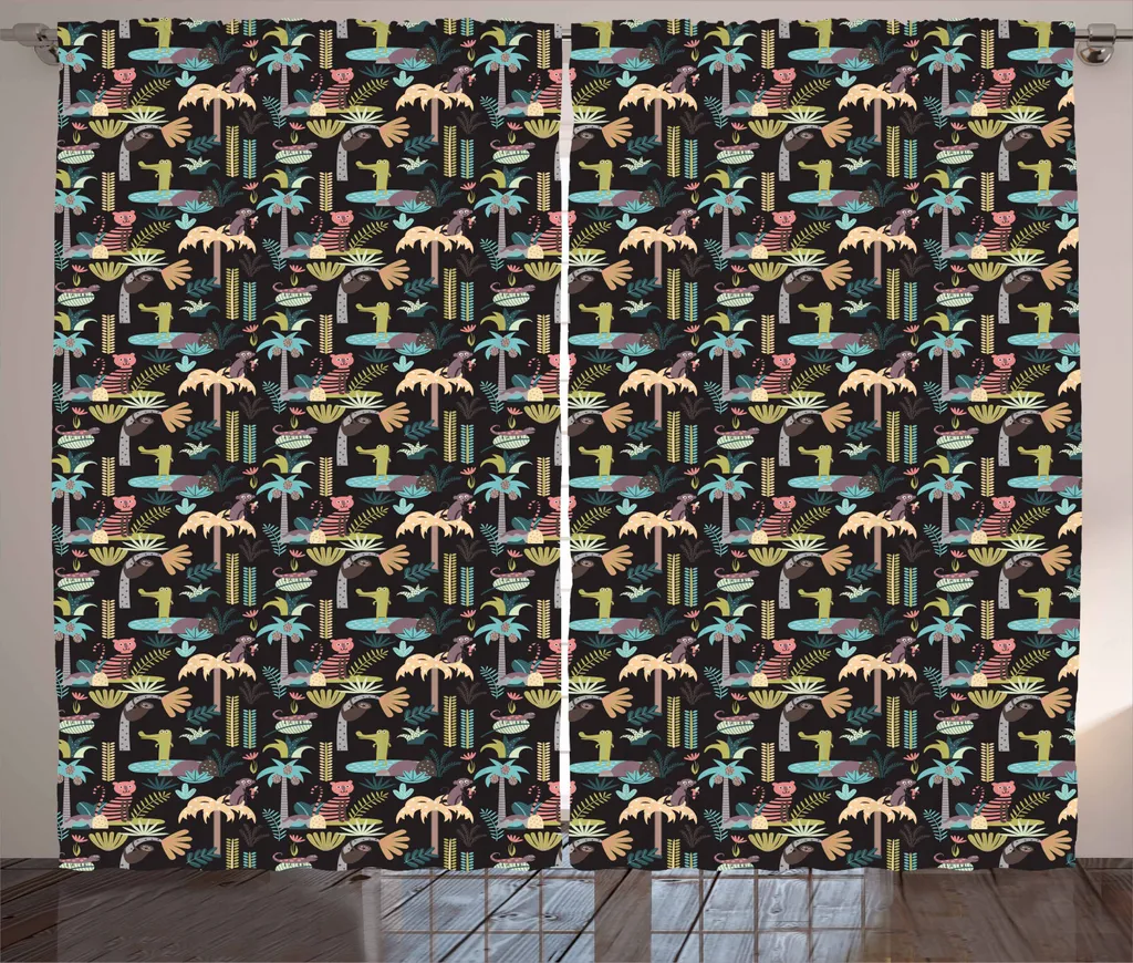 Tenda Tropicale ABAKUHAUS 280x225cm - Tessuto Moderno Multicolore
