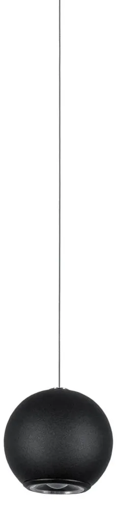 Suspension LED Italux Neutron AD13012-1S BL Noire 3W 3000K pour Salon
