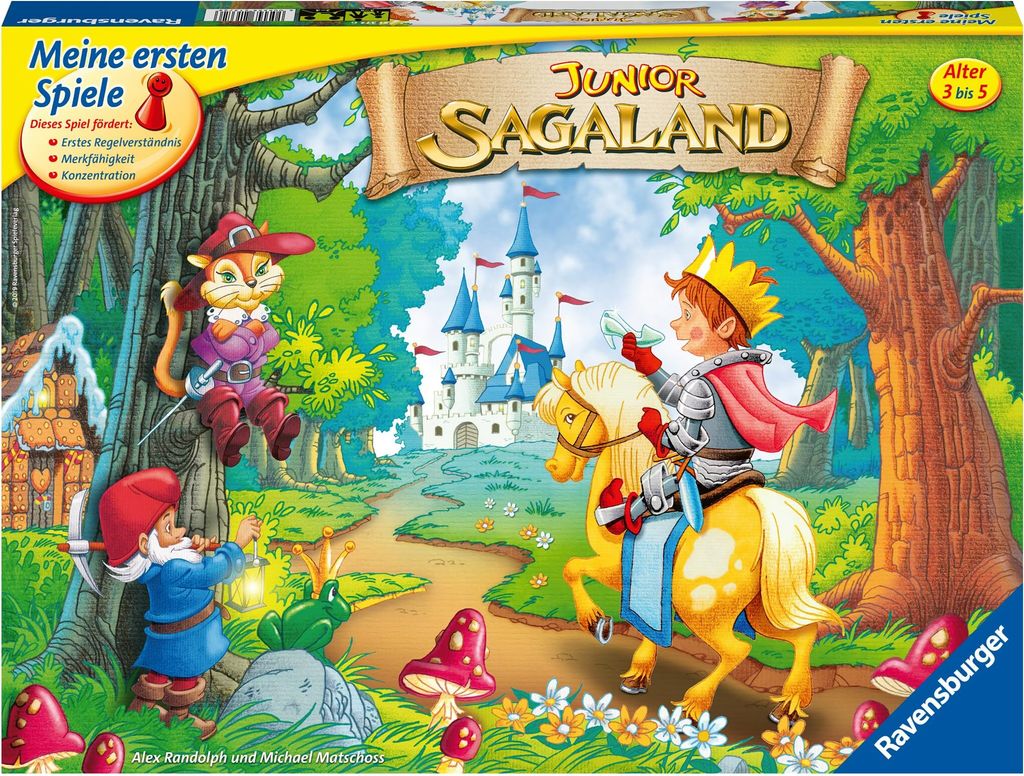 Ravensburger 21372 Ravensburger Junior Sagaland Brettspiel Immagine del prodotto 