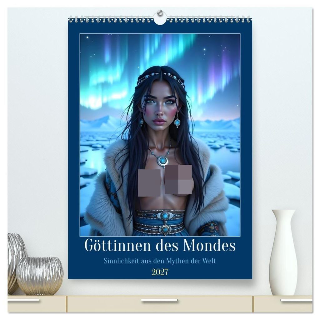 Göttinnen des Mondes (hochwertiger Premium Wandkalender 2027 DIN A2 hoch), Kunstdruck in Hochglanz