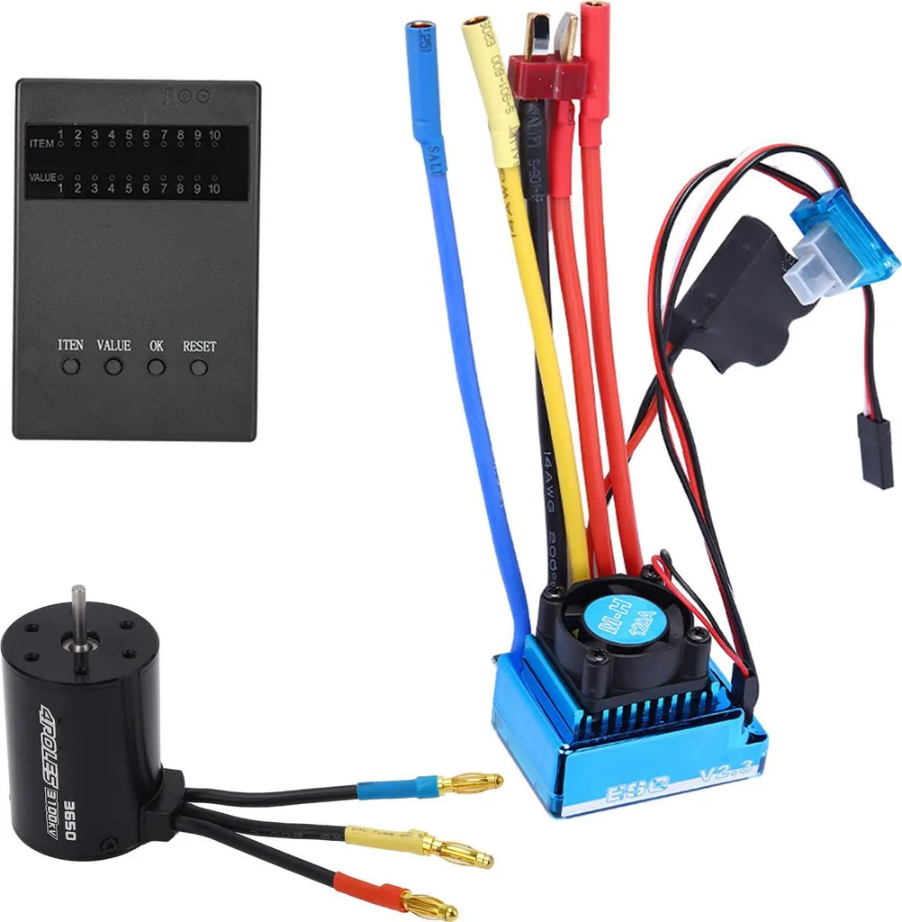 Kit Upgrade RC 1/10: Motore 3650 3100Kv + ESC 120A Waterproof