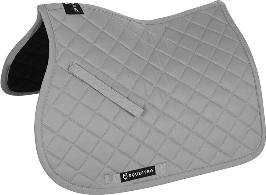 Equestro Basic Collecton Springen Satteldecken Grau Full Grau Full